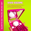 Product Vivid Escape Glow-To-Go Travel Brush Set thumbnail image