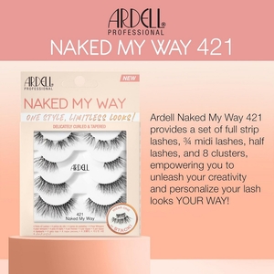 Naked My Way 421 Lashes 4ea