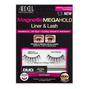 Product Magnetic Megahold Liner & Lash Demi Wispies & DUO Line It Lash It Adhesive Eyeliner Black 2.5g base image