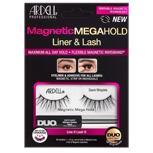 Product Magnetic Megahold Liner & Lash Demi Wispies & DUO Line It Lash It Adhesive Eyeliner Black 2.5g base image