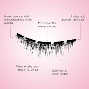 Press On Naked Pre-Glued Underlash Extensions