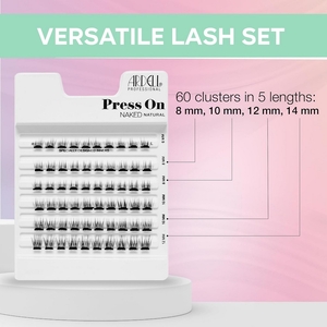 Press On - Underlash Extensions - Naked Natural 60pcs