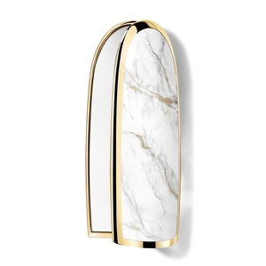 Rouge G The Ornaments The Double Mirror Jewel Case - Le Marbre - The Customizable Ultra-Care Lipstick Case