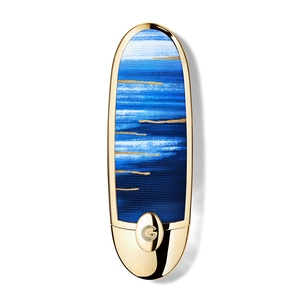 Product Rouge G L’Heure Bleue The Double Mirror Jewel Case - Bleu Rêverie - The Customizable Ultra-Care Lipstick Case - Limited Edition base image