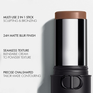 Dior Forever Skin Contour Sculpting & Bronzing Face Stick - Seamless Perfection - 24H Wear & Hydration 10g