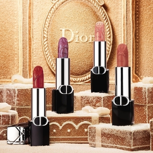 Rouge Dior Couture Colour Lipstick - Cinnamon Glaze Collection - Floral Lip Care - Long Wear - Refillable - Limited Edition 3.5g