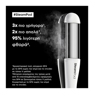 SteamPod v4 Πρέσα ατμού για ίσιωμα και μπούκλες