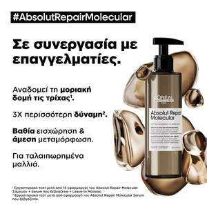 Absolut Repair Molecular Rinse Off Serum For Damaged Hair 250ml