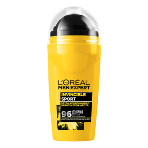 Product Men Expert Invincible Sport Roll-οn Αποσμητικό, 96ωρη Δράση 50ml base image