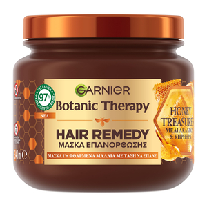 Product Botanic Therapy Honey Treasures Μάσκα Επανόρθωσης Μαλλιών 340ml base image