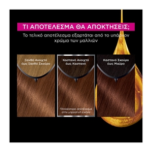 Olia Ammonia Free Permanent Hair Dye No.6.35 Light Chocolate Brown 60g