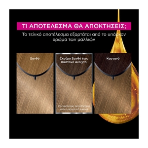 Olia Ammonia Free Permanent Hair Dye No.8.0 Blonde  60g