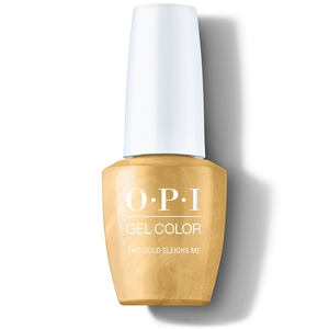 Product GelColor Shine Bright Collection Gel Nail Polish 15ml This Gold Sleighs Me base image