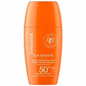 Product Sun Sensitive Luminous Tan Tinted Mattifying Fluid SPF50 30ml base image