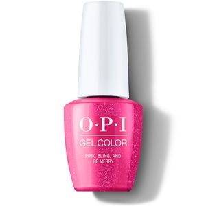 Product GelColor Jewel Be Bold Collection Pink, Bling And Be Merry Gel Nail Polish 15ml base image