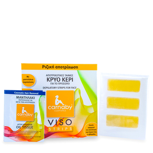 Carnaby Αποτριχωτικές Ταινίες Viso Strips Κρύο Κερί Για Το Πρόσωπο 48 Ταινίες