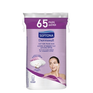 Product Oval Cotton Pads Duo 65pcs base image