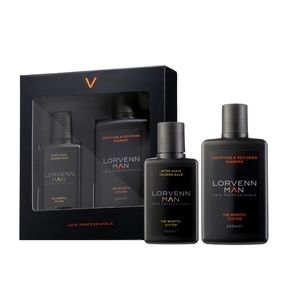 Product Fortifying & Restoring Shampoo 200ml + After Shave Calming Balm 100ml - Set base image