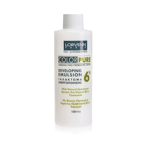 Lorvenn Color Pure Ammonia 6% Free Permanent Color Devel. Emulsion 100ml