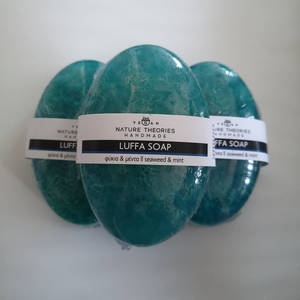 Luffa Soap Seaweed & Mint 160gr