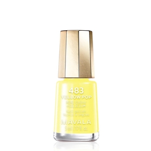 Product +Silicium 483 Yellow Pop Nail Polish 5ml base image