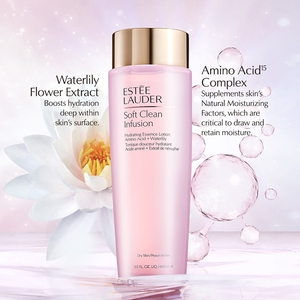 Soft Clean Infusion Hydrating Essence Lotion with Amino Acid + Waterlily 400ml
