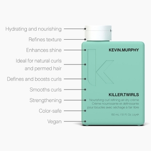 Killer.Twirls Nourishing Curl Refining Air-Dry Crème 150ml