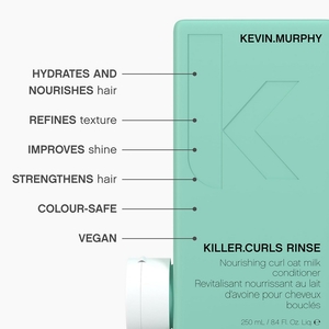 Killer.Curls Rinse Nourishing Curl Oat Milk Conditioner 250ml