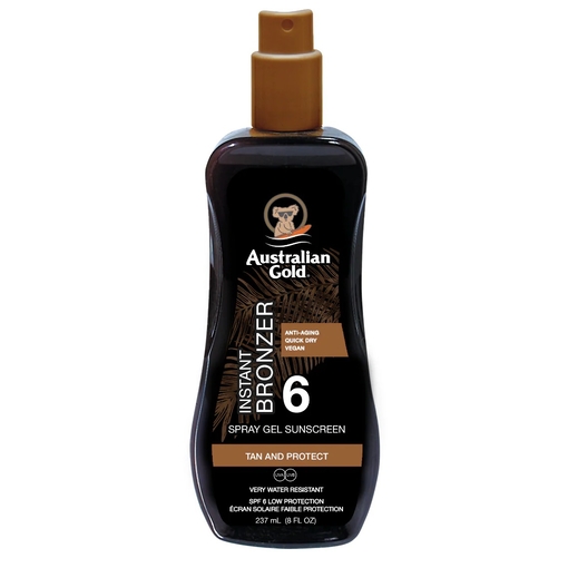 Product Instant Bronzer Spray Gel Sunscreen SPF6 237ml base image