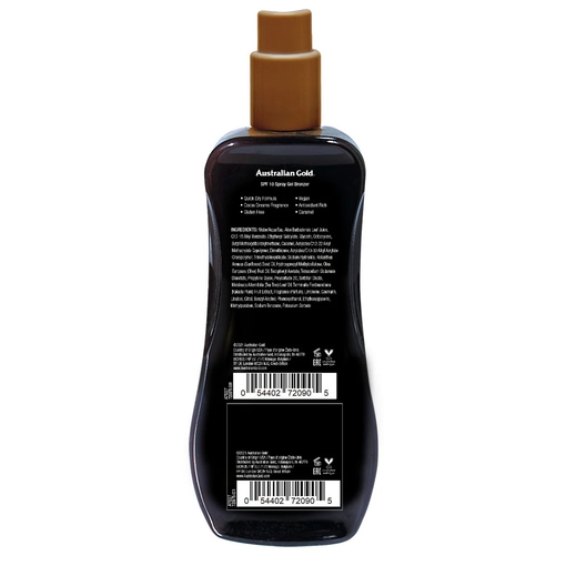 Product Instant Bronzer Spray Gel Sunscreen SPF10 237ml base image