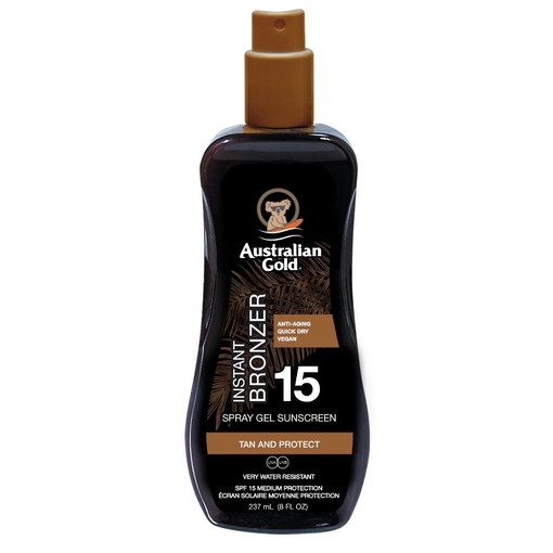 Product Instant Bronzer Spray Gel Sunscreen SPF15 237ml base image