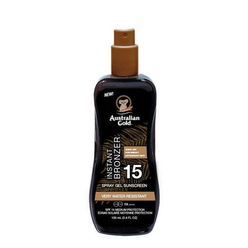 Product Instant Bronzer Spray Gel Sunscreen SPF15 100ml base image