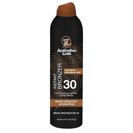 Product Instant Bronzer Continuous Spray Sunscreen SPF30 177ml base image