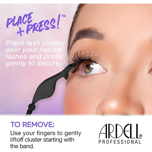 Product Press On Natural 110 Overlash Self-Adhesive Clusters 30pcs base image