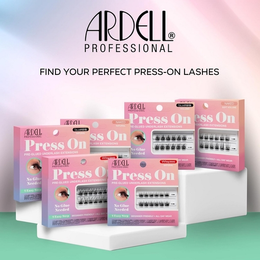 Product Press On Naked Natural Pre-Glued Underlash Extensions 12pcs base image