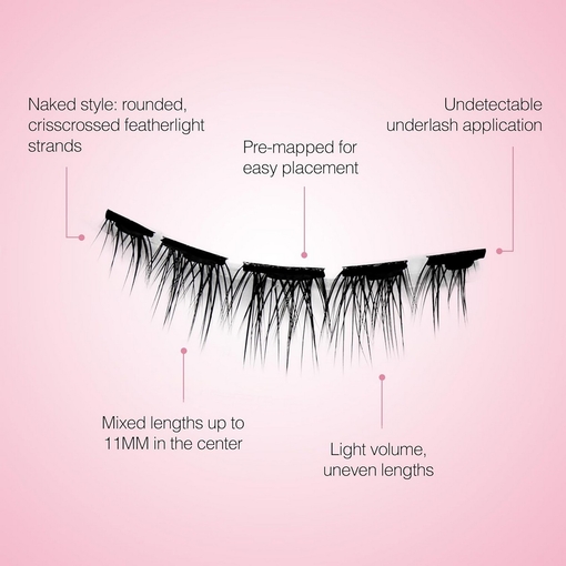 Product Press On Naked Pre-Glued Underlash Extensions base image