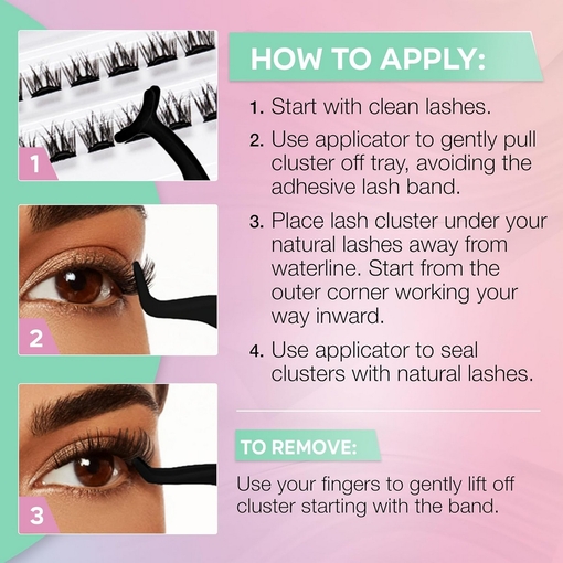 Product Press On - Underlash Extensions - Naked Natural 60pcs base image