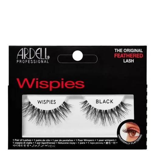 Product Wispies - Black - The Original Feathered Lash 1 Pair base image