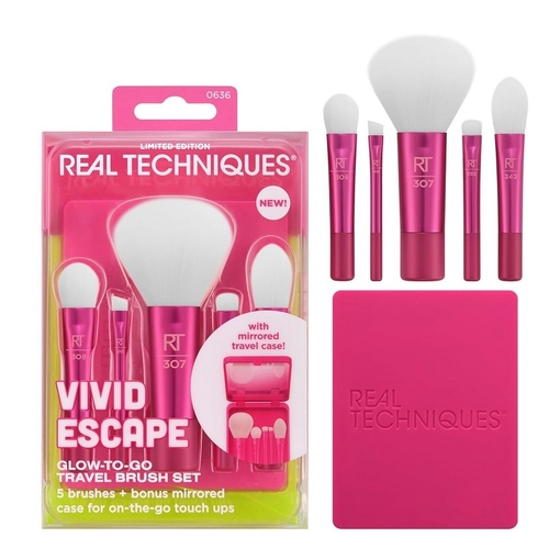 Product Vivid Escape Glow-To-Go Travel Brush Set base image
