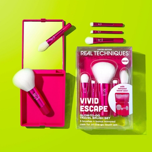 Product Vivid Escape Glow-To-Go Travel Brush Set base image