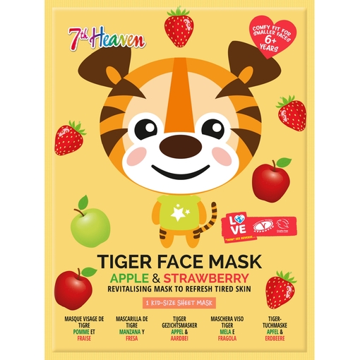 Product Tiger Face Sheet Mask Apple & Strawberry base image