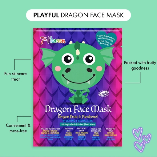 Product Dragon Fruit Face Mask - Hydrating & Revitalising With Panthenol base image