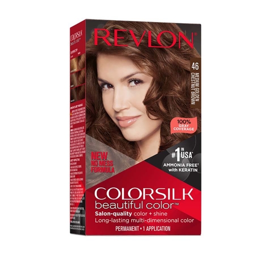 Product Colorsilk Ammonia Free Hair Color Νο.46 Medium Golden Chestnut Brown 59.1ml base image