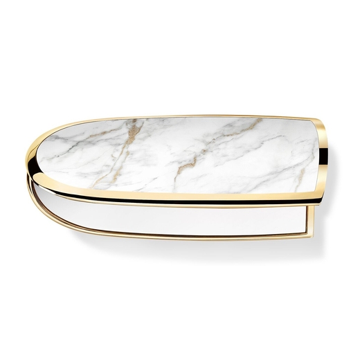 Product Rouge G The Ornaments The Double Mirror Jewel Case - Le Marbre - The Customizable Ultra-Care Lipstick Case base image