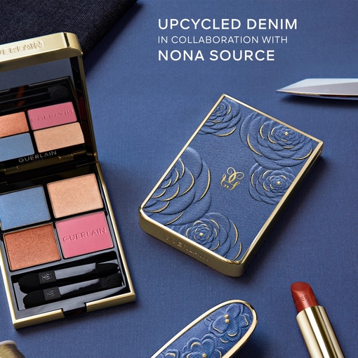 Product Ombres G 396 Denim Blossom Eyeshadow Quad - Multi-Effect High Colour & Long Wear - Limited Edition 4x1.5g base image