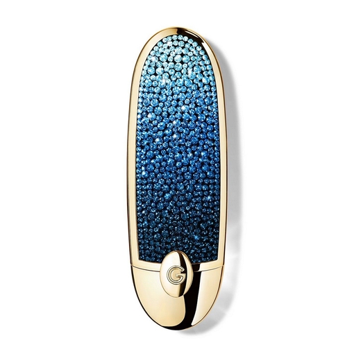 Product Rouge G L’Heure Bleue The Double Mirror Jewel Case - Bleu Astral - The Customizable Ultra-Care Lipstick Case - Limited Edition base image