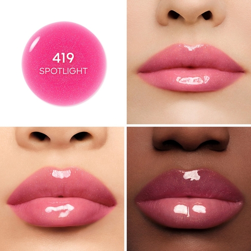 Product KissKiss Bee Glow Oil - Guerlain x Germanier Collection - 92% Natural-Origin - Honey Tint Lip Oil - 419 Spotlight - Limited Edition 9.5ml base image