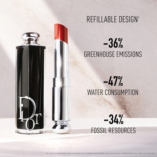 Product Dior Addict - Hydrating Shine Lipstick - 90% Natural Origin - Refillable 3.2g base image