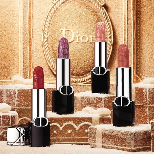 Product Rouge Dior Couture Colour Lipstick - Cinnamon Glaze Collection - Floral Lip Care - Long Wear - Refillable - Limited Edition 3.5g base image