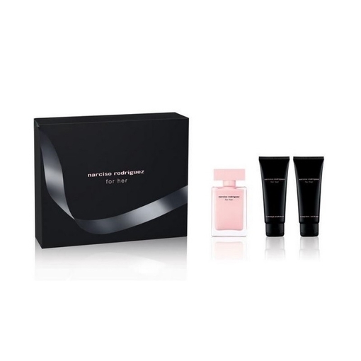 Product Narciso Rodriguez For Her Xmas Set ( Eau De Parfum For Her 50ml, Her Shower Gel 75ml & Her Body Lotion 75ml) base image